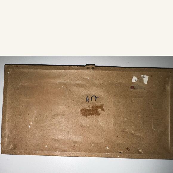 Mid Century Modern Abstract Bird Tile Wall Art | White Doves on Red - Picture 8 of 9